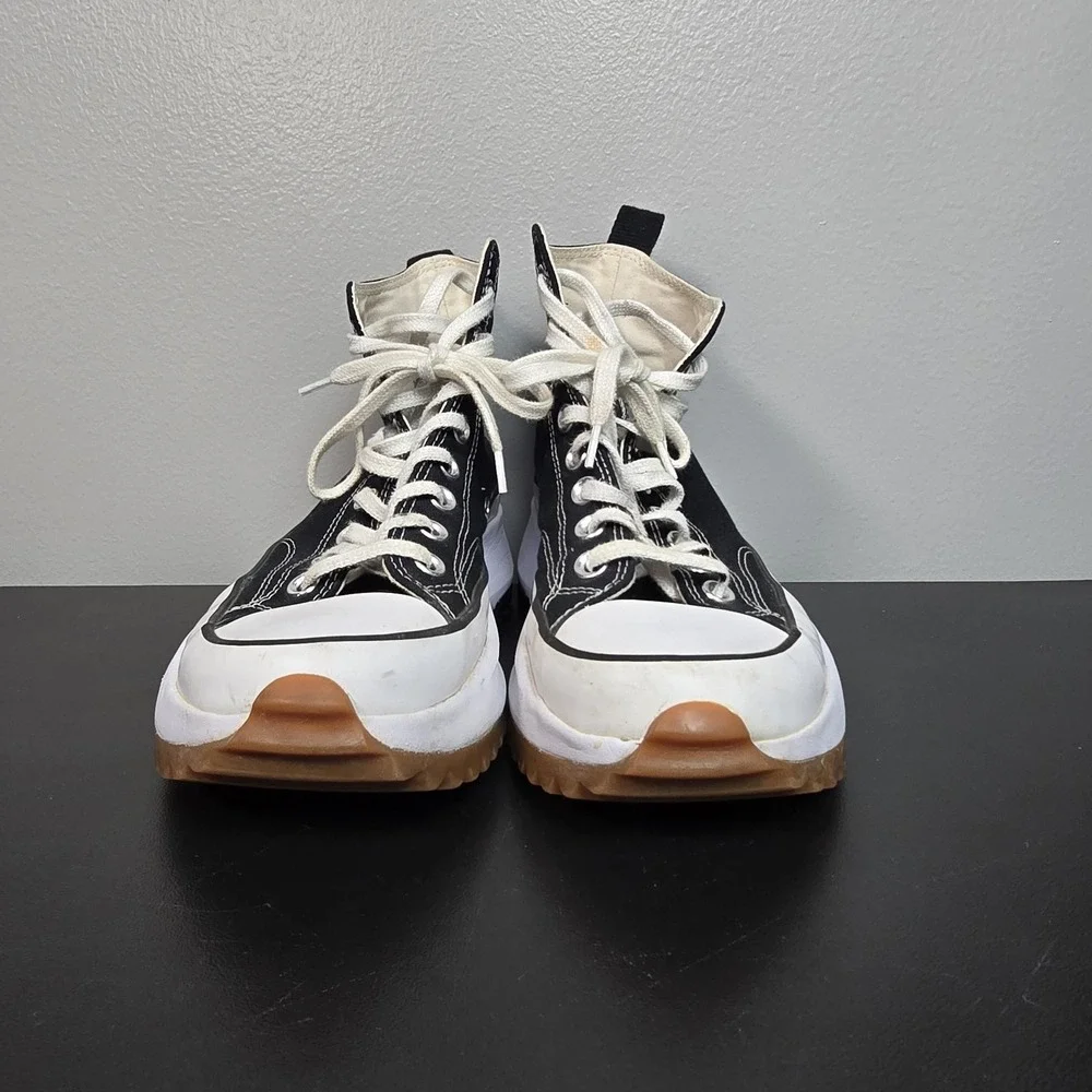Converse Shoes Womens 9 Black Run Star Hike Platform Chuck Taylor Sneakers